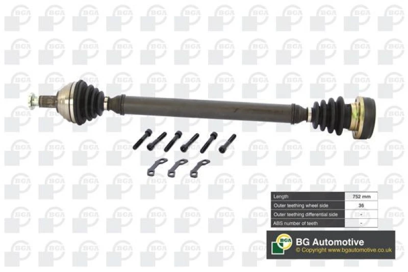 Image of BGA Drive shaft BGA DS9627R