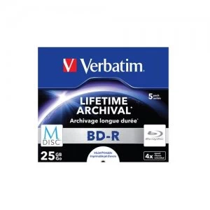 image of Verbatim M-Disc 4x BD-R 25 GB 5 pc(s)