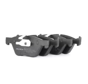 Image of RIDEX Brake pad set 402B0046 Brake pads,Brake pad set, disc brake BMW,3 Touring (E91),3 Limousine (E90),5 Limousine (E60),5 Touring (E61)