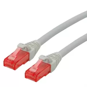 image of ROLINE 21.15.2501 networking cable Grey 1m Cat6 U/UTP (UTP)