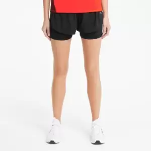 image of 2-in-1 Running Shorts with Integrated Cycle Shorts