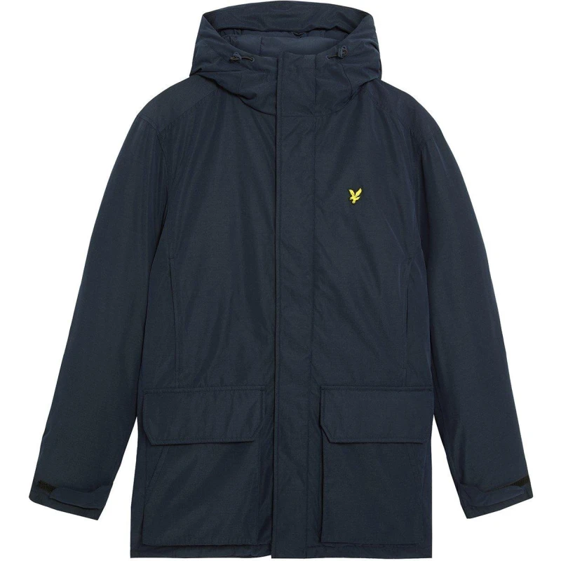 Image of Lyle and Scott Mens Membrane Quilted Jacket Dark Navy male S