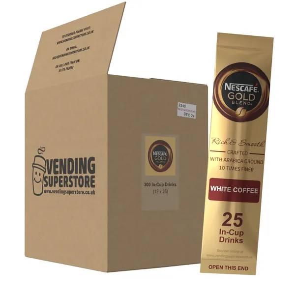 Image of Nescafe Gold Blend White Coffee 25 Packs