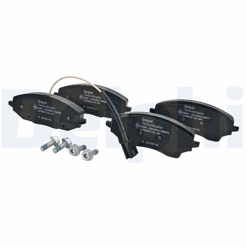 Image of DELPHI Brake pad set DELPHI LP3935