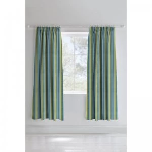 Image of Dino Pencil Pleat Lined Curtains