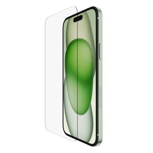 Image of Belkin ScreenForce Clear Screen Protector for iPhone 15 Plus OVA132ZZ