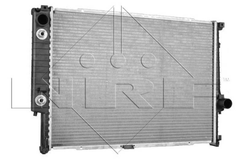 Image of NRF 50566 Engine radiator Brazed cooling fins, Aluminium, with piston clip Aluminium Radiator,engine cooling (470)