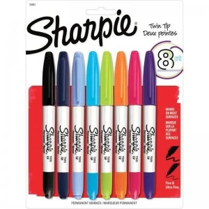 Image of Sharpie Twin Tip Permanent Assorted Marker -1927094