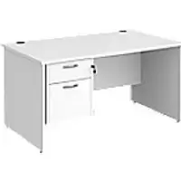 image of Dams International Desk MP14P2WH 1,400 x 800 x 725 mm