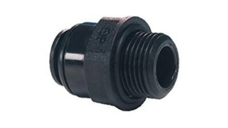 Image of John Guest 'Speedfit 12mm X 1/2' Male Connector BSP - PM011214E Black