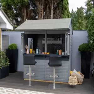 Image of Forest Garden Pressure Treated Shiplap 6x4 Apex Garden Bar