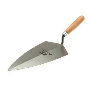 image of R.S.T. 101 Philadelphia Pattern Brick Trowel Wooden Handle 10in