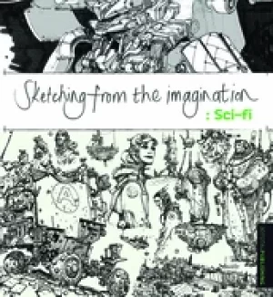 Image of sketching from the imagination sci fi