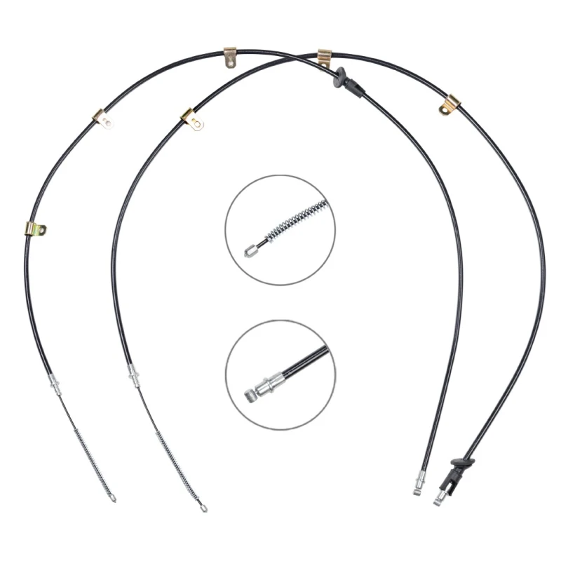 Image of RIDEX 124C1107 Brake Cable Right Rear Cable,parking brake (124)