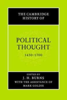 Image of The Cambridge History of Political Thought 1450-1700 by J. H. Burns Paperback