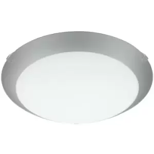 image of Eglo - Mars Flush Ceiling Light White