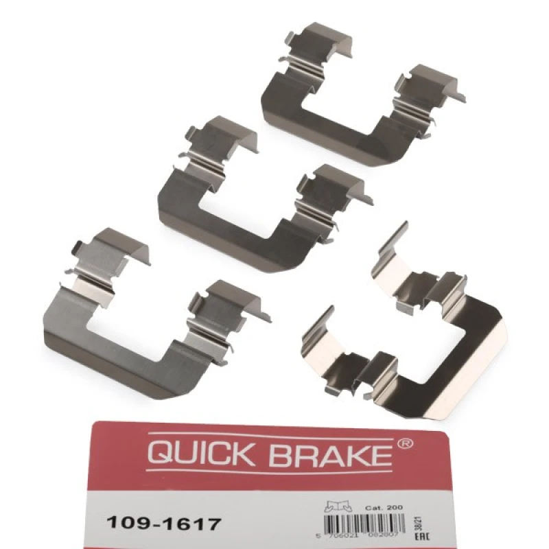 Image of QUICK BRAKE Brake pad fitting kit QUICK BRAKE 109-1617