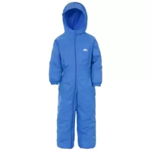 Image of Trespass Baby Unisex Dripdrop Padded Waterproof Rain Suit (18/24 Months) (Cobalt)