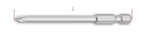 Image of Beta Tools 862 PH-XL 1x 1/4" Hex Drive Phillips Bit PH1 x 100mm Long