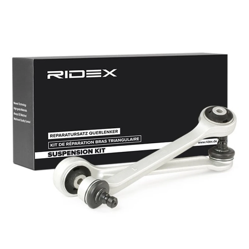 Image of RIDEX 772S0546 Control arm repair kit Front Axle, for control arm Aluminium Suspension Kit (772)
