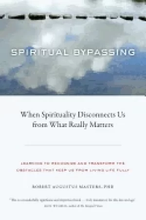 Image of spiritual bypassing when spirituality disconnects us from what really matte