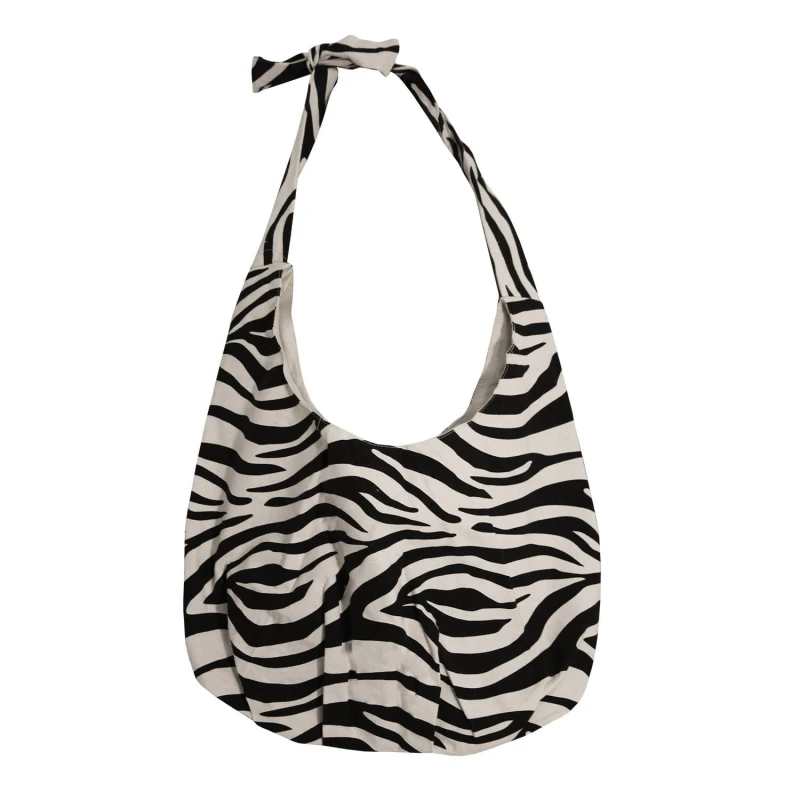 Image of Luna Cove Womens Zebra Tote Bag in Black Female One Size