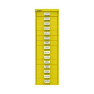 image of 15 Drawer Cabinet Canary Yellow BY78745