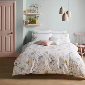 Image of Cath Kidston Pembroke Rose Duvet Set, Double, White