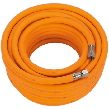 image of Sealey Hybrid Hi Vis Air Line Hose 8mm 15m