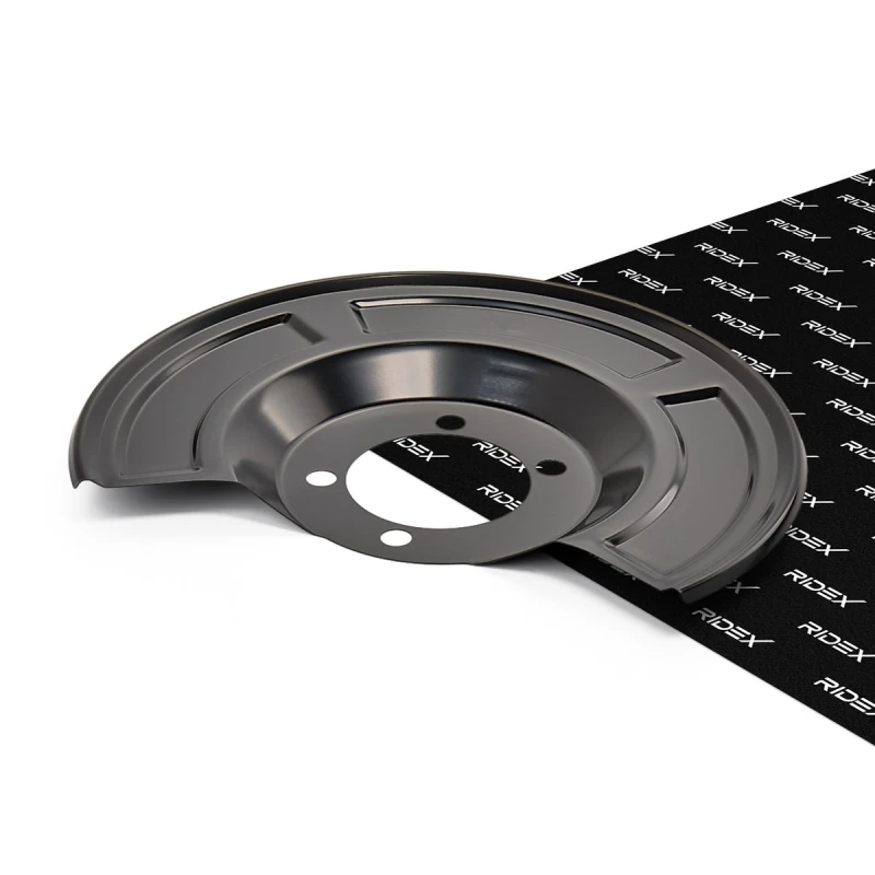 Image of RIDEX 1330S0380 Brake Disc Back Plate Rear Axle Left Splash Panel,brake disc (1330)