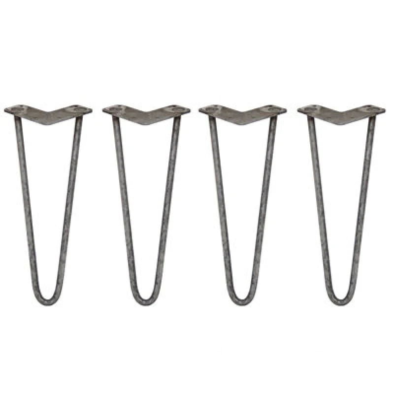 Image of MonsterShop 4 X Hairpin Leg - 14 - Unfinished - 2 Prong - 12M