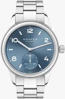 Nomos Glashutte Watch Club Sport Neomatik Polar Blue