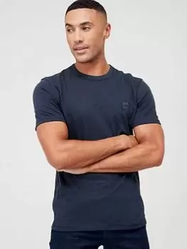 Image of BOSS Tegood T-Shirt - Dark Blue, Dark Blue, Size 2XL, Men