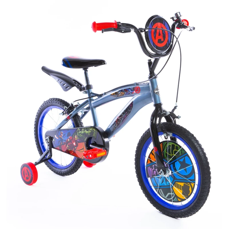 Image of Huffy Marvel Comics Avengers 16-inch Children's Bike, Blue 21981W