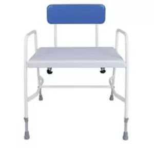 Image of NRS Healthcare Bariatric/ Heavy Duty Detachable Back Shower Stool