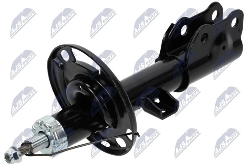 Image of NTY A-MZ-029 Shock absorber Front Axle Right, Gas Pressure, Twin-Tube, Suspension Strut, Bottom Clamp Shock Absorber (854)