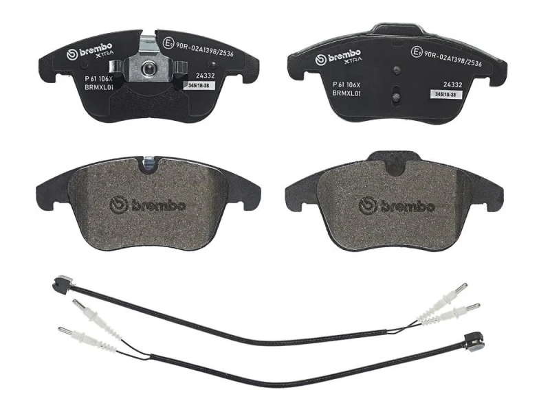 Image of BREMBO Brake pad set BREMBO P 61 106X