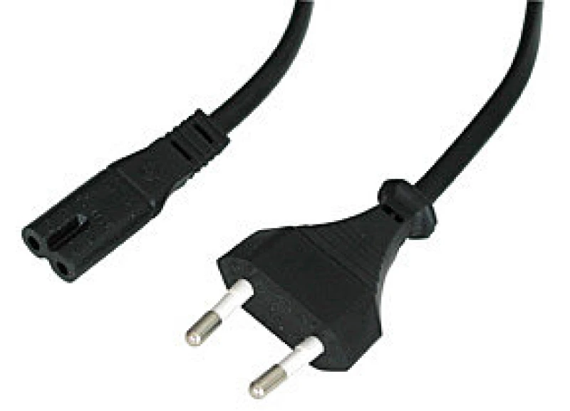 Image of Lindy 30421 power cable Black 2m CEE7/16 C7 coupler
