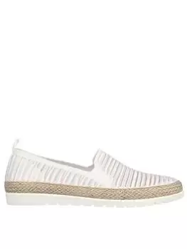 image of Skechers Flexpadrille 3.0 Slip On - White Multi