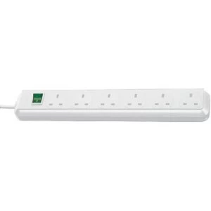 Image of Brennenstuhl Eco-Line 6 Gang 1.5m White
