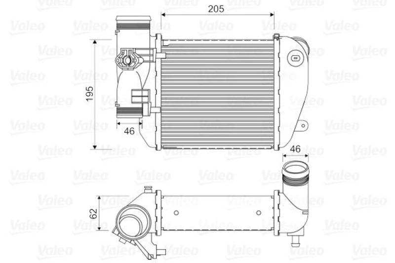 Image of Intercooler VALEO 818653