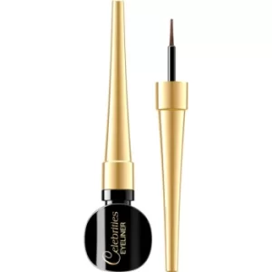 Image of Eveline Cosmetics Celebrities Liquid Eyeliner Shade Brown 6ml
