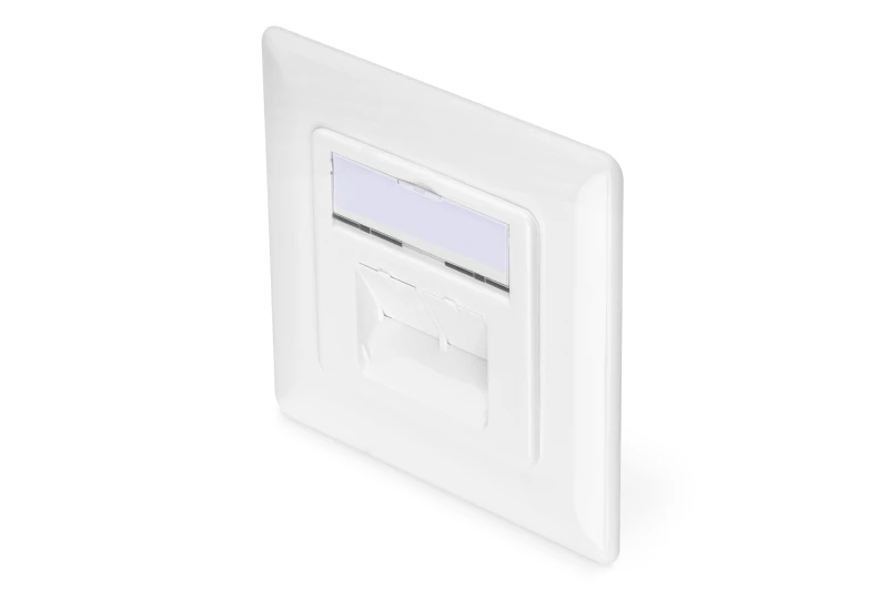 Image of Digitus CAT 6A class EA network socket. design-compatible. shielded. f