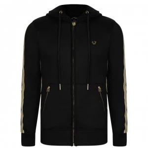 image of True Religion Zip Hoodie - Black/Gold 101