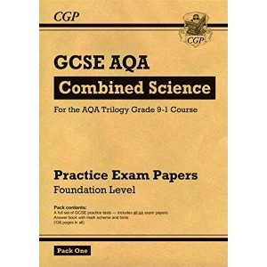 Image of New Grade 9-1 GCSE Combined Science AQA Practice Papers: Foundation Pack 1 by CGP Books (Paperback, 2017)