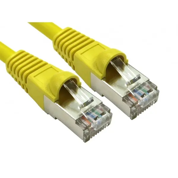 Image of Cables Direct 10m CAT6A Patch Cable (Yellow)