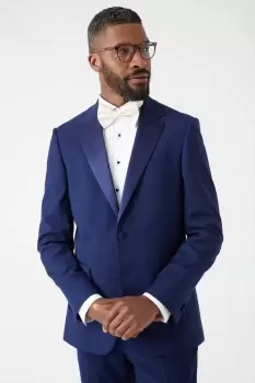 Image of Mens Slim Fit Navy Tuxedo Suit Jacket