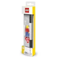 image of Lego 2.0 Gel Pen with Minifigure - Black