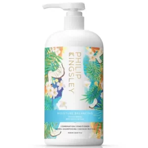 image of Philip Kingsley Limited Edition Coconut Breeze Body Building Shampoo and Moisture Balancing Conditioner 1000ml