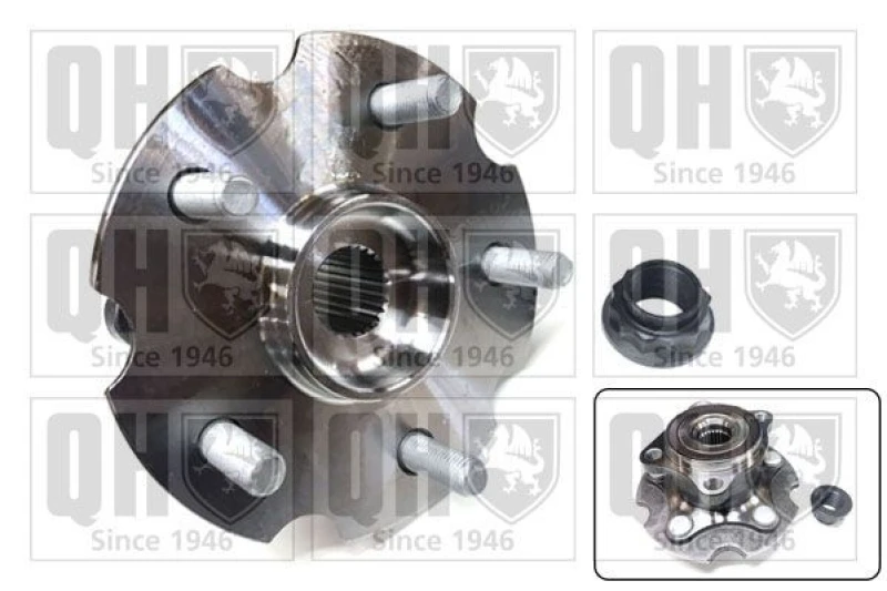 Image of QUINTON HAZELL Wheel bearing kit QUINTON HAZELL QWB1536